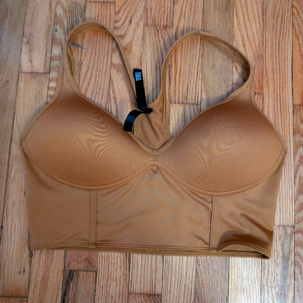 Pink active bra